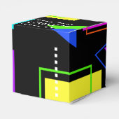 BALLOTINS FUNKY BRIGHT RETRO 80S MODE FORME CADEAU MOTIF (Arrière)