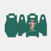 Ballotins Funny Animaux Safari Giraffe Père Noël Fête de Noë (Déplié)