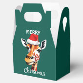 Ballotins Funny Animaux Safari Giraffe Père Noël Fête de Noë (Ouvert)