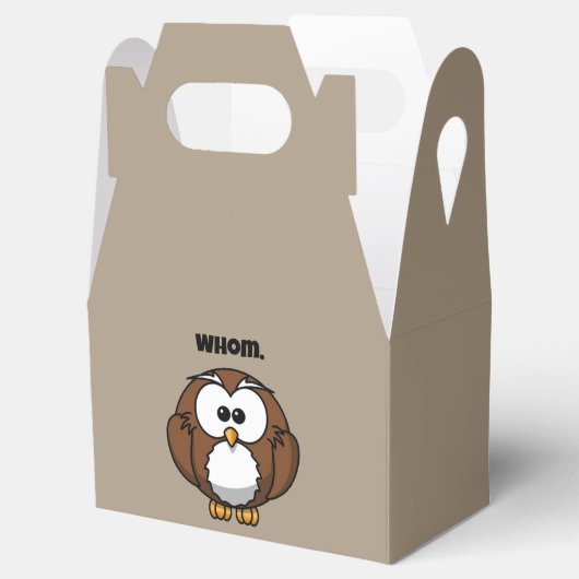 Ballotins Funny Grammar Owl Cartoon for Writers & Word Nerds (Ouvert)