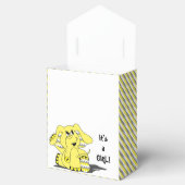 Ballotins Funny Jaune Chevron Silly Elephant Party FavorBox (Ouvert)