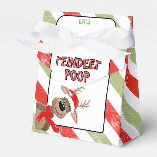 Ballotins Funny Reindeer Poop Noël Holiday Cadeau de Noël en (Verso)