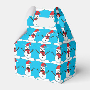 Ballotins Funny Snowman avec Moustache et carotte