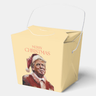 Ballotins Funny Trump Santa Claus Carte de Noël