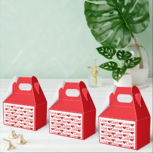 Ballotins Gable Ballotin Valentine's Day Amour Papa Red Hear