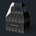 Ballotins Gable Déco Noir Et Argent<br><div class="desc">*Customisez en ajoutant votre texte ou en redimensionnant l'image en mosaïque.</div>