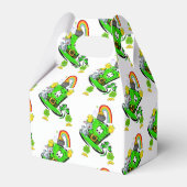 Ballotins Gable Favor Box Happy St. Patrick's Day Rabbit  (Verso)