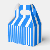 Ballotins Gable Favor Box Rayure Bleu et Blanc (Arrière)