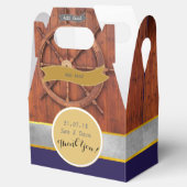 Ballotins Gable rustique NAUTIQUE personnalisé volant de nav (Ouvert)