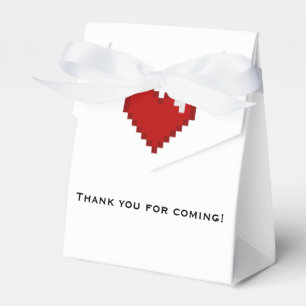 Ballotins Gamer 8bit Pixel Heart Party Favoriser Box