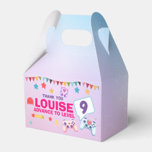 Ballotins Gamer Girl Colorful Pink Vidéo Jeu Anniversaire