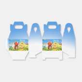 Ballotins Garçon fait sur commande de boîte de fête (Déplié)