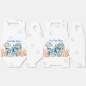 Ballotins Garçon Sous Le Baby shower De Mer (Déplié)