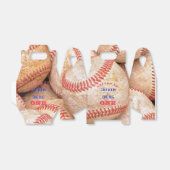 Ballotins Garçons Le Big One Baseball 1er Anniversaire Merci (Déplié)