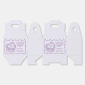 Ballotins Gâteau Coquette Saint-Valentin Ruban Violet Fête d (Déplié)