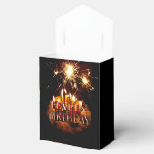 Ballotins Gâteau d'anniversaire avec des étincelles, (Ouvert)