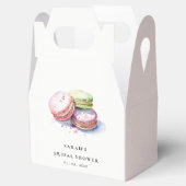Ballotins Gâteau de mariage Macarons français à l'aquarelle (Ouvert)