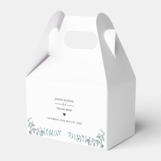 Ballotins Gâteau Mariage simple couleur bleu outrepassé (Arrière)