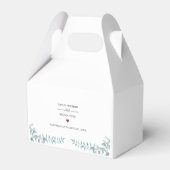 Ballotins Gâteau Mariage simple couleur bleu outrepassé (Verso)