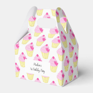 Ballotins gâteaux glacés rose Illusima pour 1er anniversaire