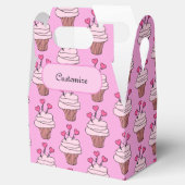 Ballotins Gâteaux mignons rose et blanc (Ouvert)