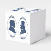 Ballotins Gay Grooms Regency Roses bleus (Verso)