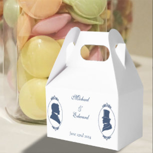 Ballotins Gay Grooms Regency Roses bleus