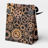 Ballotins Gears Rusty Steampunk Monogramme personnalisé (Arrière)