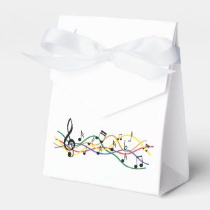 Ballotins Gekleurde muziek balken. Liefde voor muziek.