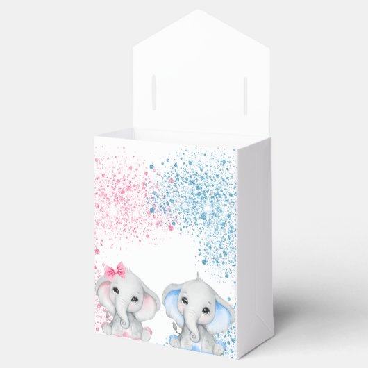 Ballotins Genre révéler bébé éléphants fille garçon rose ble (Ouvert)