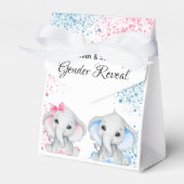 Ballotins Genre révéler bébé éléphants fille garçon rose ble (Verso)