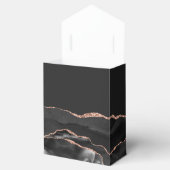 Ballotins Géode d'Agate Moderne Rose Or Noir (Ouvert)