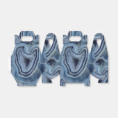 Ballotins Géode d'Agate Smoky Bleu (Déplié)