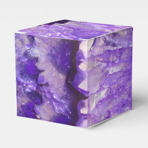 Ballotins Géode d'agate violet tombé