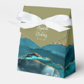 Ballotins Géode d'âge moderne Gold Turquoise Vert olive (Verso)