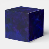 Ballotins Géode moderne Deep Blue Agate Calligraphie Mariage (Arrière)