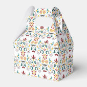 Ballotins Géométrie Vintage Motif Classique Intriqué Mariage (Arrière)