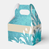 Ballotins Gerbera Daisy Scroll | avoine turquoise (Arrière)