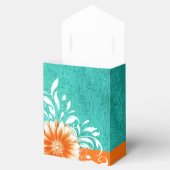 Ballotins Gerbera Daisy Scroll | turquoise orange (Ouvert)