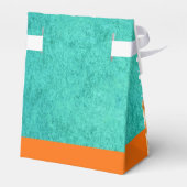 Ballotins Gerbera Daisy Scroll | turquoise orange (Arrière)