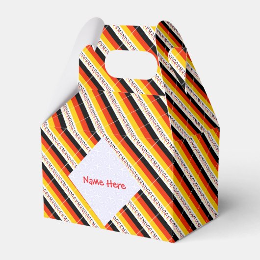 Ballotins Germany Flag Personalized Gable (Verso)