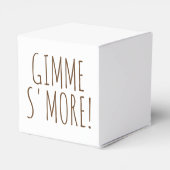 Ballotins Gimme S'more ! Camping Camping Smores fait maison (Arrière)