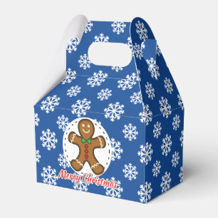 Ballotins Gingerbread - Patters bleus - Merry Xmas