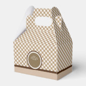 Ballotins Gingham Buffle Marron  (Arrière)