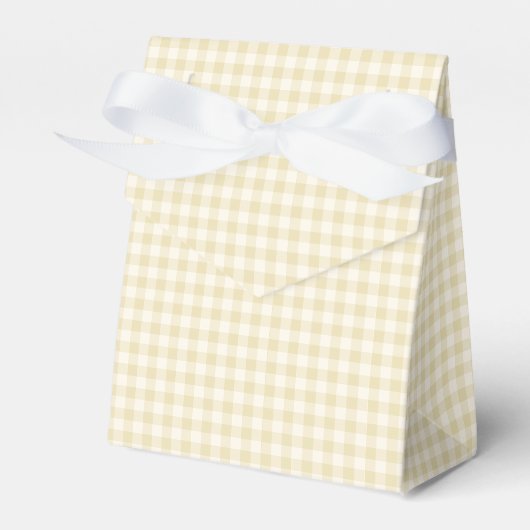 Ballotins Gingham Classique Début d'Automne | Blé Doré (Verso)