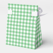 Ballotins Gingham Classique Été Vert (Arrière)