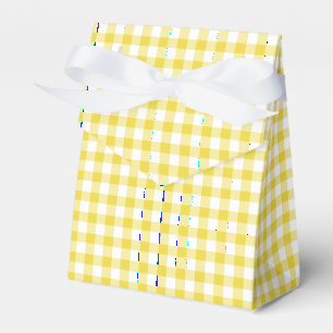 Ballotins Gingham Classique Jaune Doré