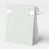 Ballotins Gingham Classique Printemps | Sauge Atténué (Arrière)