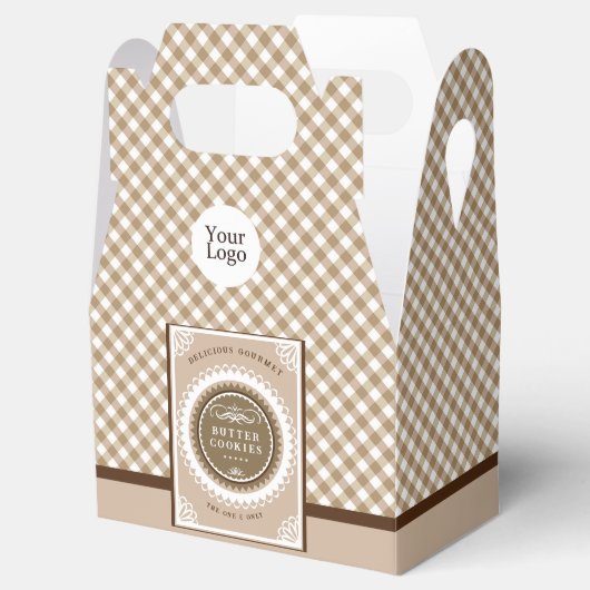 Ballotins Gingham Marron Buffle  (Ouvert)