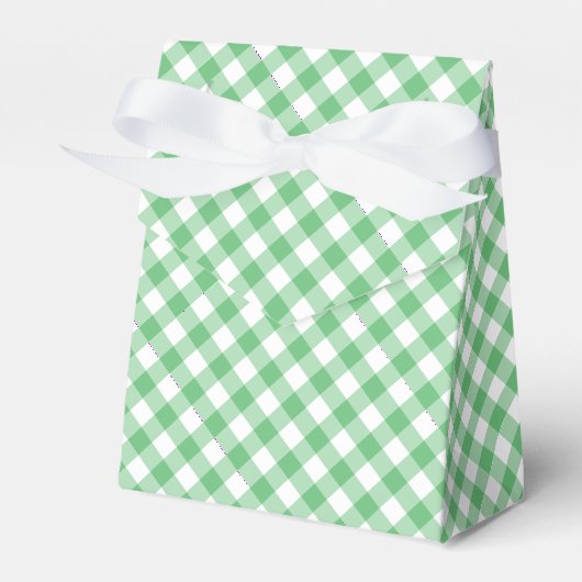 Ballotins Gingham Rétro Été Vert (Verso)